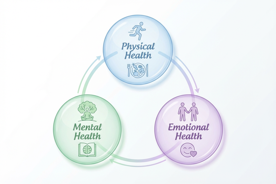 The Health Triangle: How Can You Balance Your Well-Being?