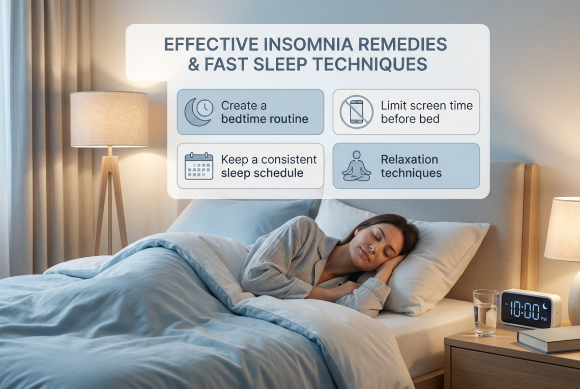 How Can You Beat Insomnia & Sleep Fast?