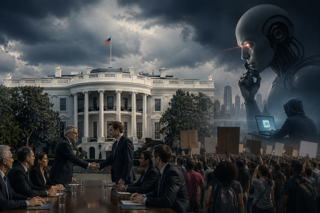 AI Safety News: White House Pact, Rogue Agents, and Public Backlash AI Safety News